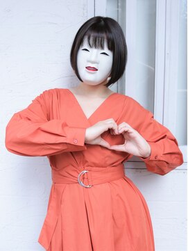 コマ(coma) 【coma中野】インナーカラー丸みショートボブ