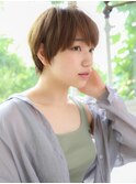 クセ毛風ショート　浅草
