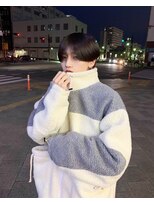 シン(syn)&nbsp;前髪長めマッシュ センターパート