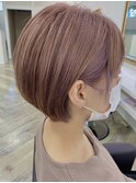 ナチュラルな透明感♪抜け感ラベンダーベージュカラー