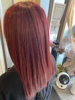 ハートライン(hair bridal Heart Line)&nbsp;深みのあるレッドバイオレット