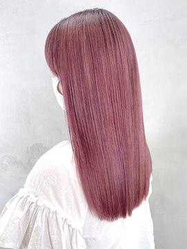アイティーバイアルバム 松戸店(IT by ALBUM) ピンクロング_くびれヘアビタミンカラーメルティカラー_ba340841