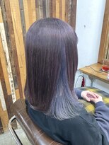 リッカ(RICCA)&nbsp;【ハイトーンカラー】ダークパール×ライトブルー☆