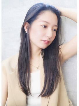 ブリス(VLISS) かきあげロング__ホワイトグレージュネビージュこなれミディ