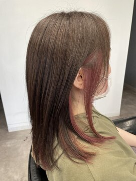 シェル 吉祥寺(shell) イヤリングカラー_ピンク_ロングレイヤー