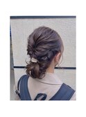 ボブでもできるくるりんぱアレンジ