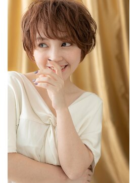 カバーヘア ブリス 大宮西口(COVER HAIR bliss) フレンチガーリーミニボブくせ毛ショートTb2大宮20代30代40代!