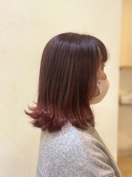 フィドルファドル(J Fidle Fadle) 春ピンクカラー＋カット