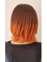 ノッシュ 七隈店(Hair Spa Nosh) オレンジグラデーション/ダブルカラー/カット/トリートメント