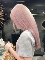 ソル ジングウマエ(SOL JINGUMAE)&nbsp;ダブルカラーピンクベージュベージュカラーケアブリーチレイヤー