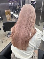 ペレ 栄店(PELE)&nbsp;切りっぱなしボブ/エアリーロング/美髪/ピンクブラウン/栄