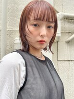 ミンクス渋谷スマートサロン(MINX shibuya smart salon)&nbsp;ショート 姫カット ダークアッシュ 魅力倍増カール シアーカラー