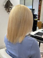 サロンドジョー(salon de joe) ブロンドベージュダブルカラーハイトーンカラーケアブリーチ