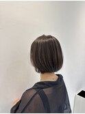 ハイライトカラー/髪質改善カラー/ボブ/切りっぱなしボブ