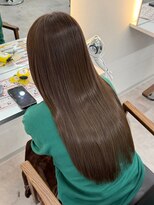 リエンスクレア(RIENS xrea)&nbsp;上品ロング*前髪ありロング*モカベージュ*20代30代40代50代