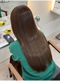 上品ロング*前髪ありロング*モカベージュ*20代30代40代50代