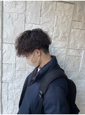 波巻きパーマ