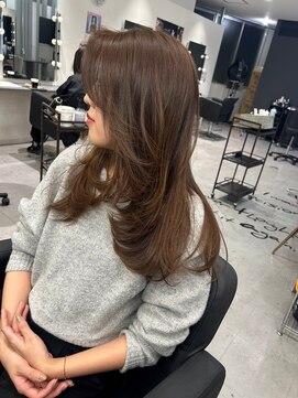 キング 枚方店(K!ng) 縮毛矯正髪質改善ハイライトレイヤーカット枚方美容室エクステ