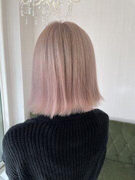 ソル(SOL) エフェクトブリーチで作る！ペールピンクベージュ