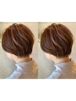 【四日市】ショートヘア×白髪ぼかしの組み合わせが大人気♪大人女性向けサロン【Elima】にお任せください!