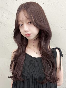 シーク 天神(SEEK) レイヤーカット/韓国ヘア/ラベンダーカラー/ピンクブラウン