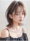 抜け感2wayバングウルフカットくびれミディp1北浦和20代30代40代