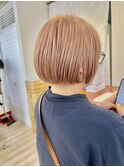 【morio成増 セリザワ】ミニボブ オレンジベージュカラー