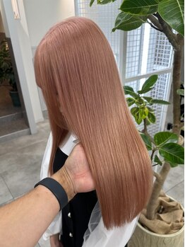 [話題の髪質改善]ブリーチで傷んだ髪やハイトーンもうる艶に*[髪質改善/縮毛矯正/トリートメント/BYKARTE]