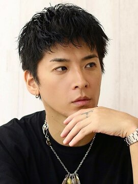 ベーア メロー(Bar mellow) 黒髪ダウンバングショート