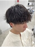初めてのパーマでも◎ラフで無造作な質感が人気のシャドウパーマ