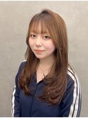 髪質改善カラー/ くすみベージュ/マロンベージュ/梅田