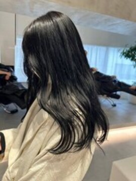 ガリカ シーム(Gallica/SEAM) 透明感ブルーブラック/地毛風カラー/ゆるふわロング