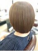 ミディアムボブ9.27フェザーパーマ
