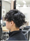 メンズ/髪型/人気/縦落ちツイストスパイラル/山科/醍醐/六地蔵