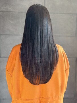 美々百花 ザスパ(美々百花 theSPA) ダークグレージュカラー 透明感カラー 髪質改善 ヘッドスパ 黒髪