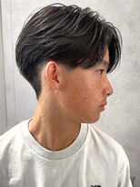 ソウル 福山駅前店(SOUL.) センターパート ツーブロック マッシュ フェードカット