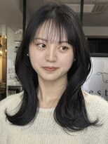 エストアール フクオカ 福岡博多店(est-r. Fukuoka)&nbsp;アッシュグレージュ/透明感カラー/韓国ヘア/博多