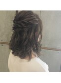 【HONEY×加藤】ハーフアップ