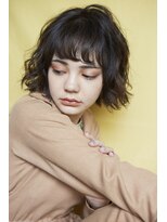 ラレイ(Lalei)&nbsp;【 表参道/青山】ダークブランジュ×切りっぱなしボブ【ささき】