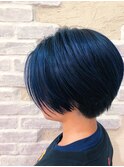 【冬も】ハンサムショート【ネイビーカラー】