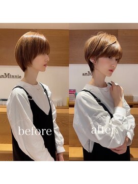 ビューイースト 亀戸 錦糸町(VIEW EAST) 丸みショート/前髪/耳掛け/20代30代40代