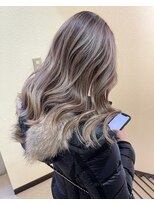 バーチョ(bacio)&nbsp;パープルブロンドバレイヤージュ　【Insta→bacio_ozawa】