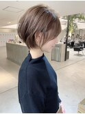 【 LIV OSAKA 】大人可愛いショートボブ＿ショコラベージュ