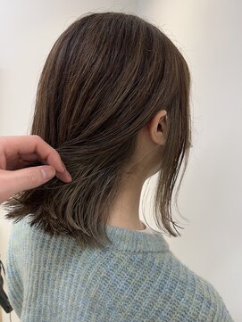 トッカ ヘアアンドトリートメント 仙台店(tocca) 【角田】インナー×ハイライト×ミルクティーベージュ