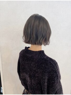 フランチェスカドットボブ(francesca.bob) 【ブリーチあり】ショコラグレージュ×切りっぱなしボブ【渡辺】
