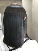 ツヤ感を出すストレートパーマ/横浜髪質改善