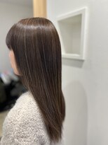 ヘアーデェカラー(hair de KOLOR)&nbsp;【つくば】艶髪ロングハイライト×ミルクティーベージュ