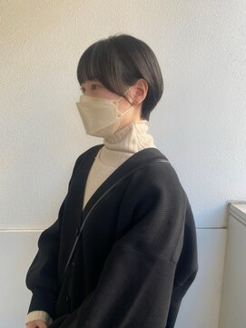 ラヴィズム 長岡店(LUVISM) ショートカット丸みショート耳掛けひし形小顔 10代20代30代