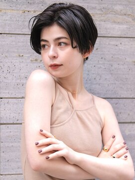 レトン 銀座(leton) ハンサムショート/前髪なしショート/黒髪ショート東銀座/銀座