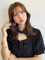 〈藤間〉韓国ヘアくびれヘア/顔まわりレイヤー/シースルーバング